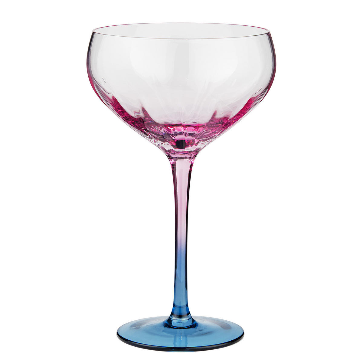 COCKTAILGLAS Divine 380 ml - Blau/Pink, Glas (0.38L) - Butlers