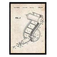 POSTER Kamerarolle Patent A3 Rahmenlos - Klar, Papier (29.7/5/42cm) - Nacnic
