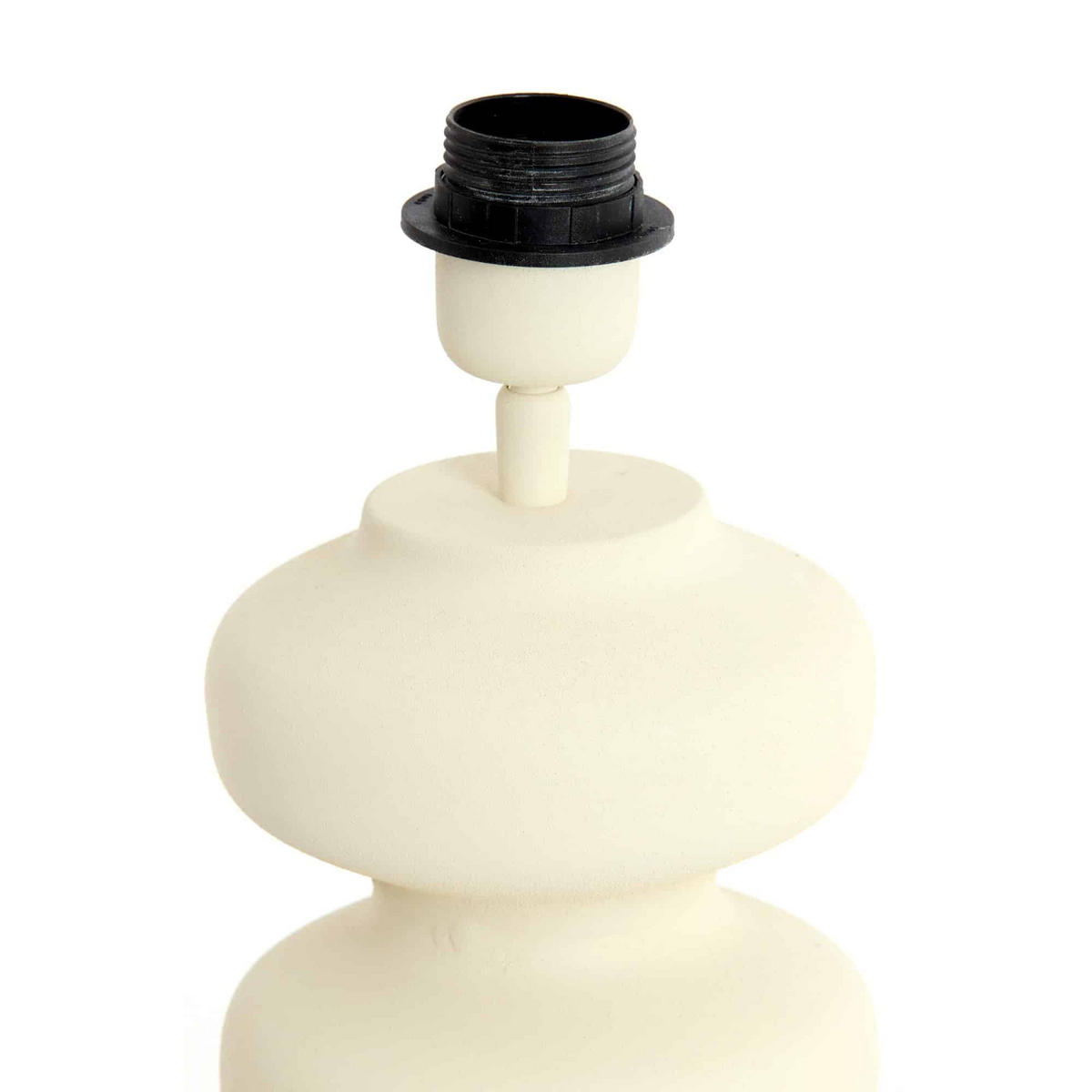 LAMPENFUSS Soroca Weiß 15/15/24 cm - Weiß, Metall (15/15/24cm) - Light & Living