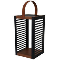 SOLARLATERNE FERIAN schwarz - Schwarz, Metall (20/20/35cm) - Lumisky