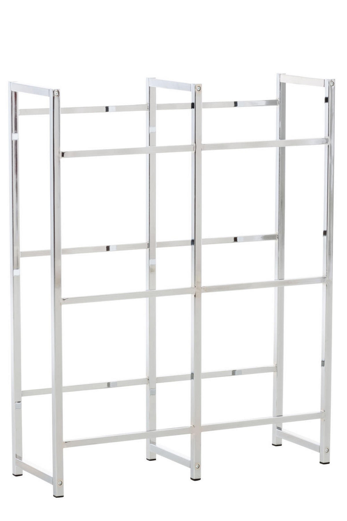 GETRÄNKESKISTENSTÄNDER Lenny - 6er Set - chrom - Chromfarben, Metall (91/31/112cm) - TPFLiving