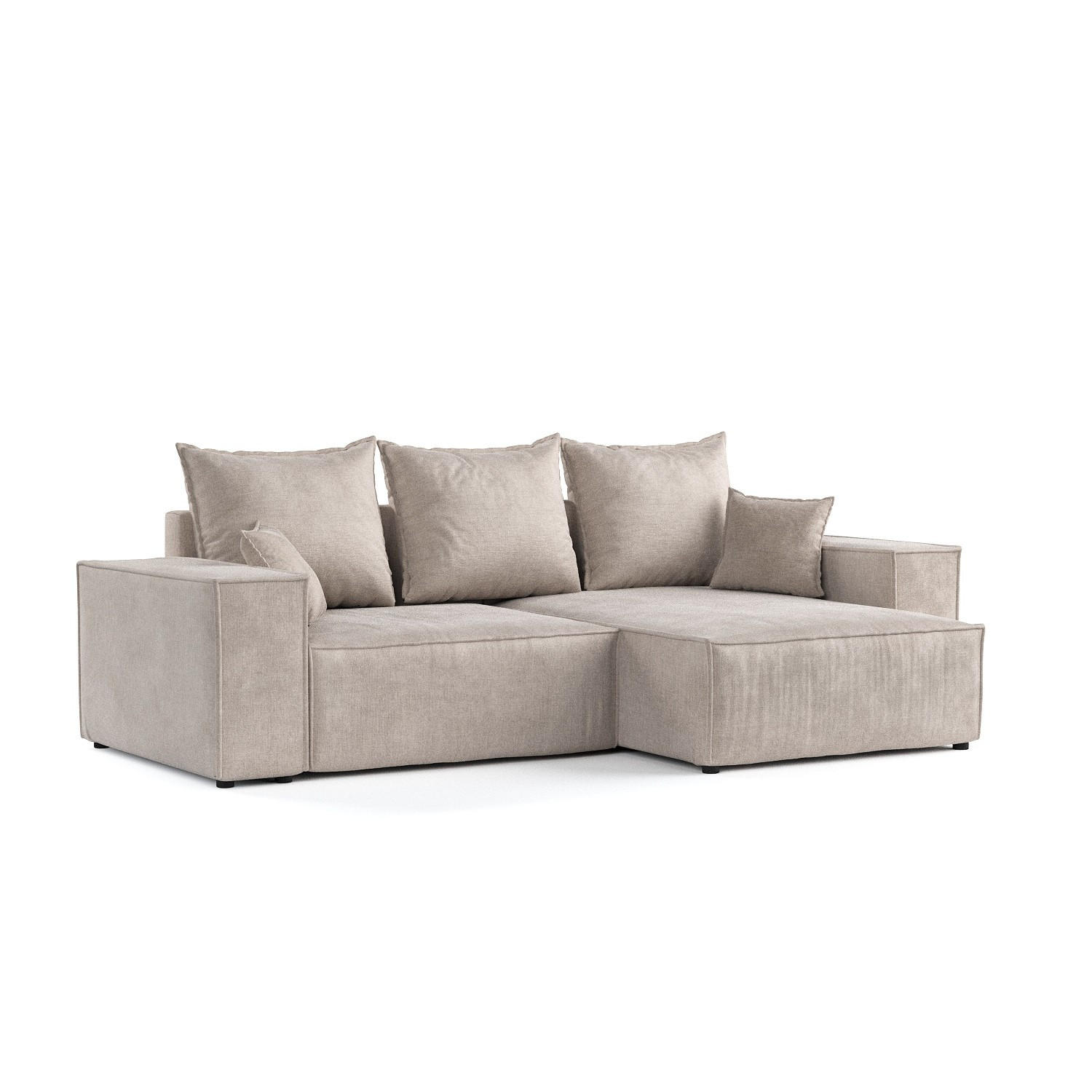 AltaBeds ROHOVÁ SEDAČKA SENSO, textil, Béžová