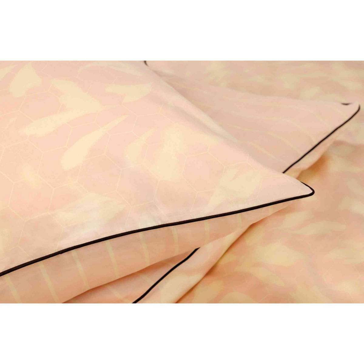 SATIN BETTWÄSCHE NOEL - Rosa, Textil (155/220cm) - Esprit