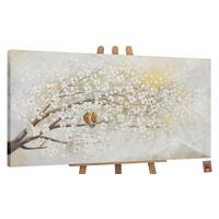GEMÄLDE Sonnenaufgang auf Keilrahmen 200x100 cm - Grau, Holz (200/100cm) - YS-art gallery