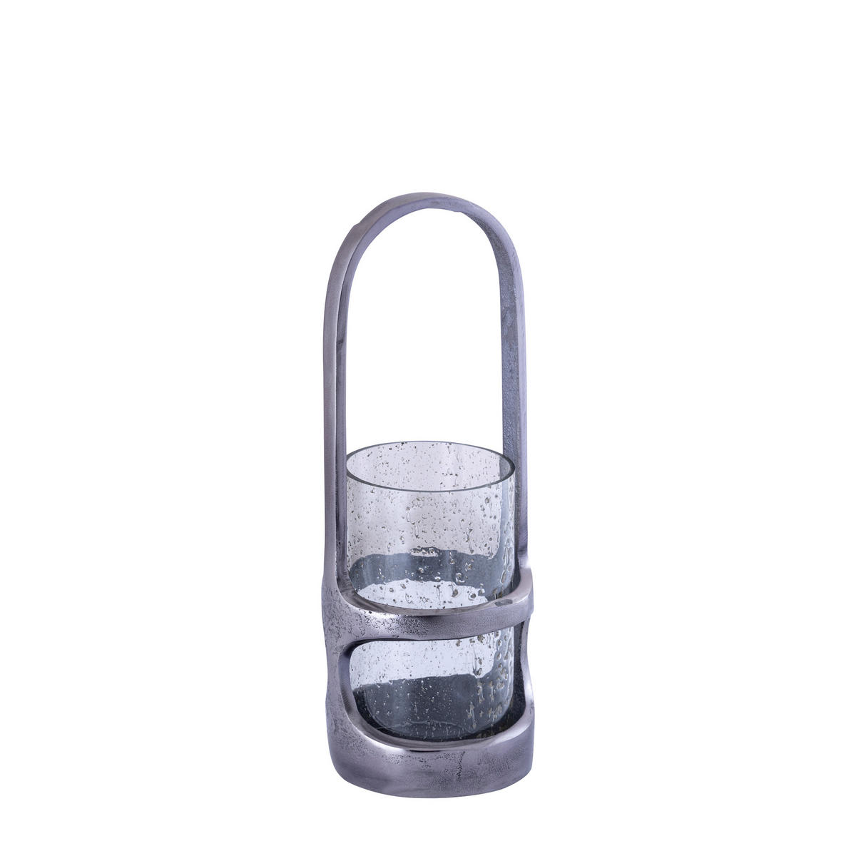 LATERNE Rahana Schwarz 14/14/40cm - Schwarz, Glas (14/40/14cm) - PTMD Collection