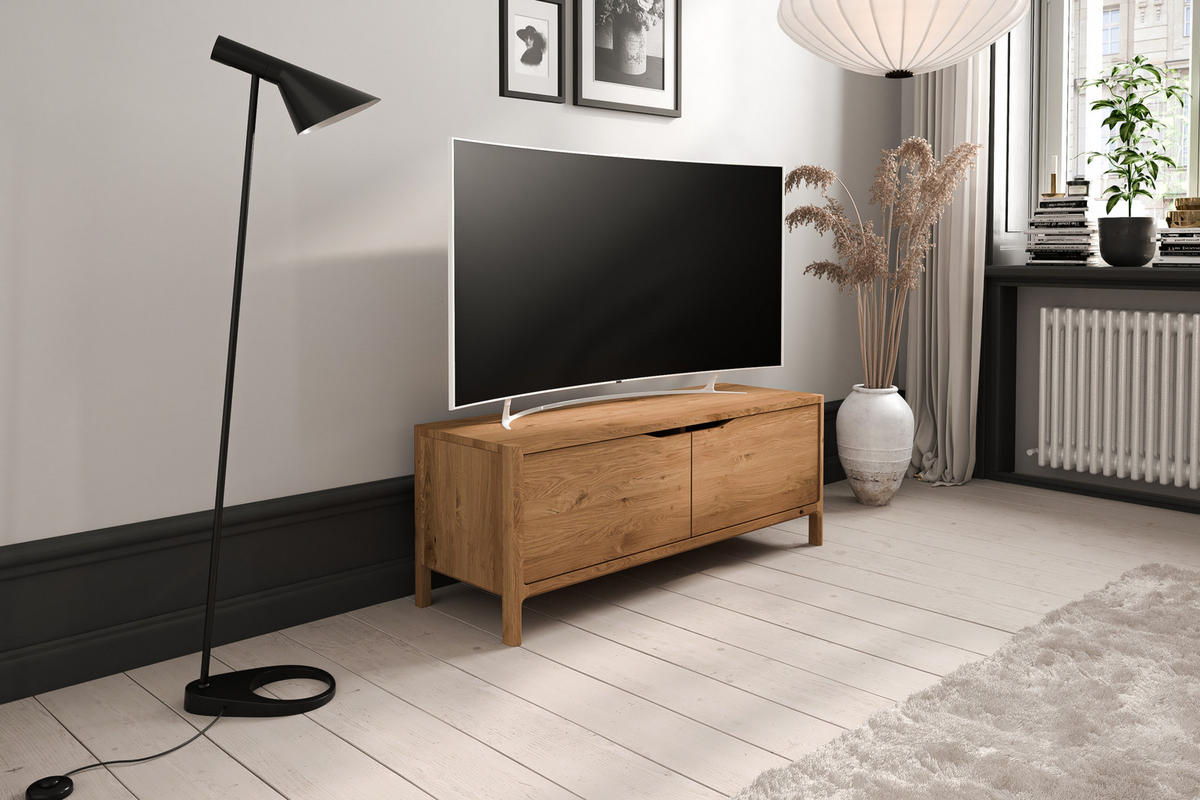 TV-SCHRANK PAUL Wildeiche - Wildeiche, Holz (111/48/50cm) - byoak
