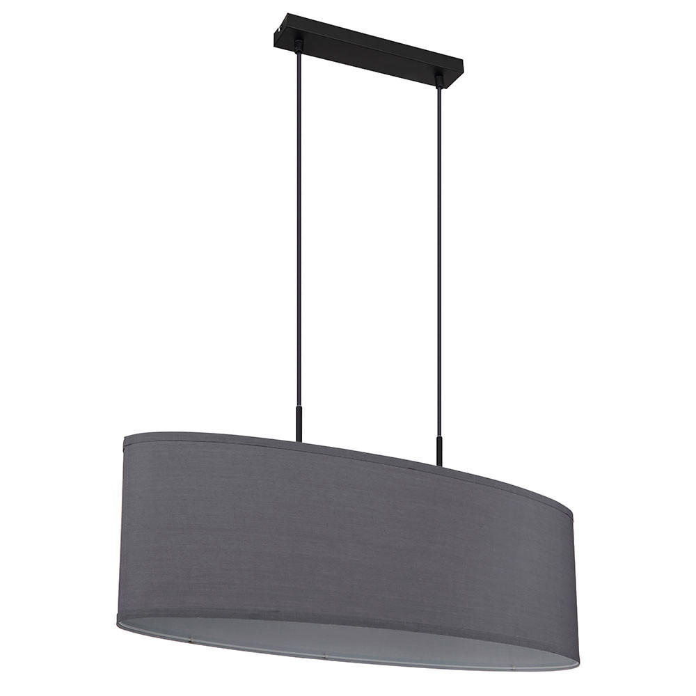LED HÄNGELEUCHTE Metall Anthrazit Schwarz - Anthrazit, Metall (75/22/120cm) - Globo Lighting