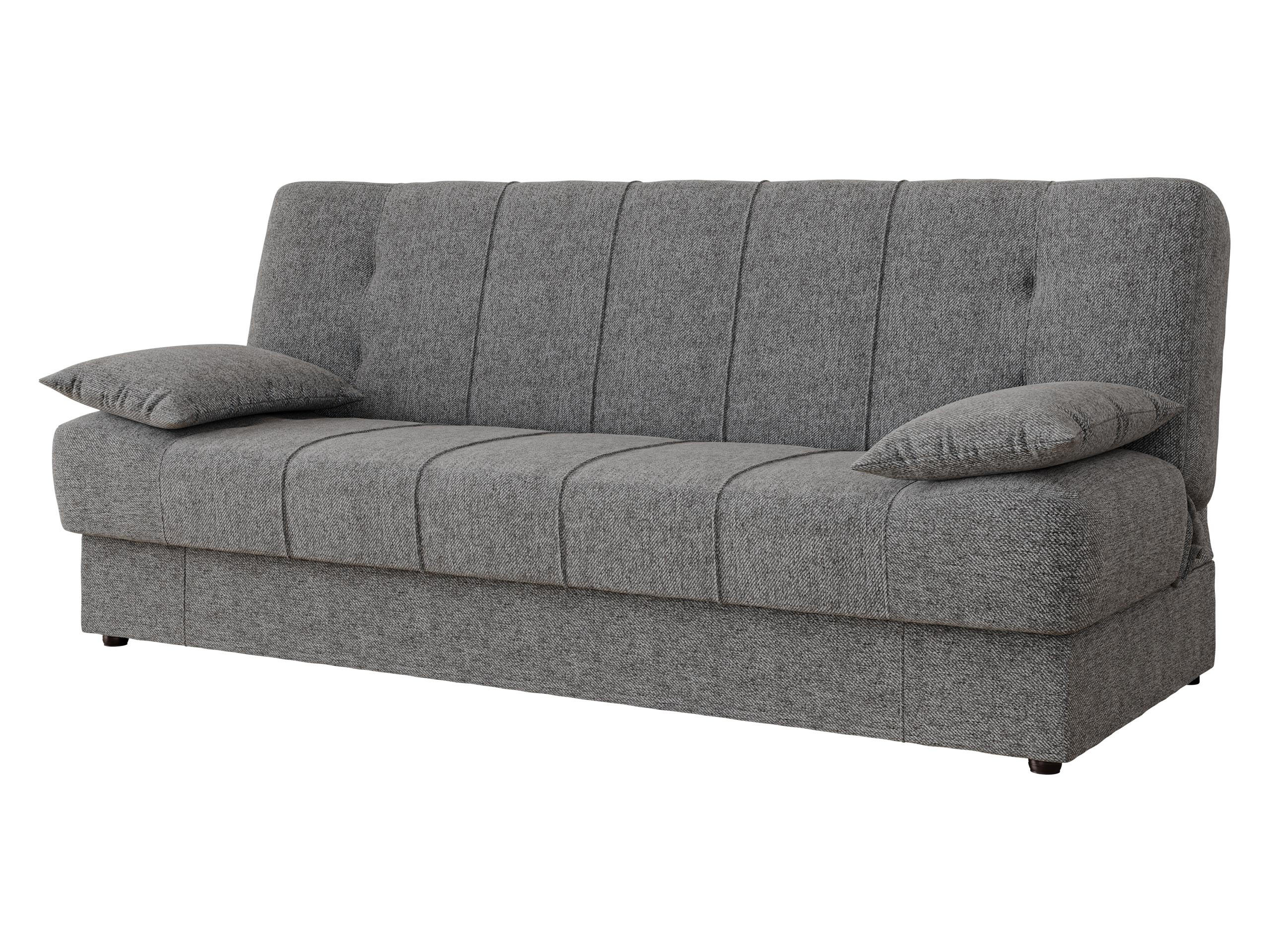 SCHLAFSOFA Sonia - Schwarz/Grau, Holz/Kunststoff (194/88/90cm) - MIRJAN24
