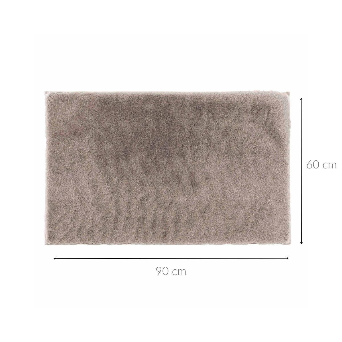 TEPPICH Feline Kunstfell Braun - Braun, Textil (60/90cm) - Douceur d´intérieur
