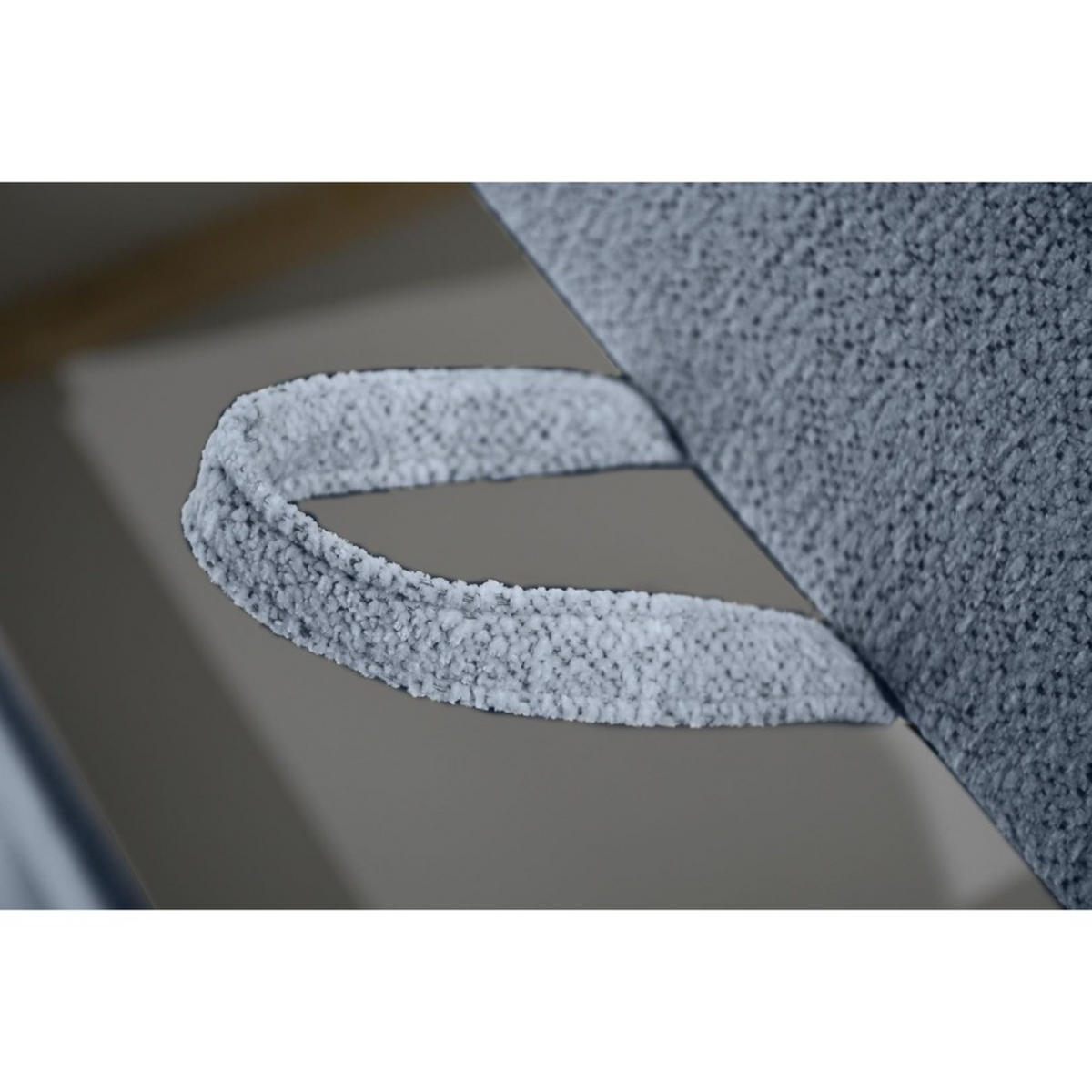 POLSTERBETT Topiq I 184/203/103 hellblau, Bouclé-Stoff - Hellblau, Holzwerkstoff (180/200cm) - Beautysofa
