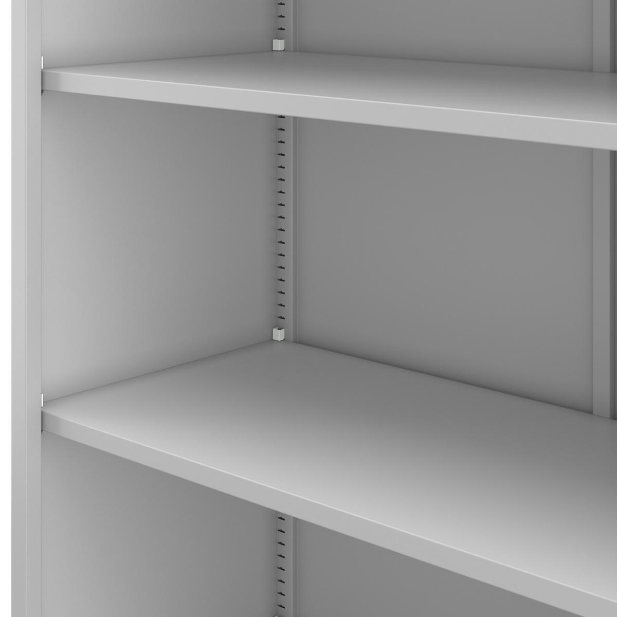 BÜRO-REGAL aus Metall RUFUS 195 × 90 × 45 cm - Grau, Metall (90/195/45cm) - Jan Nowak