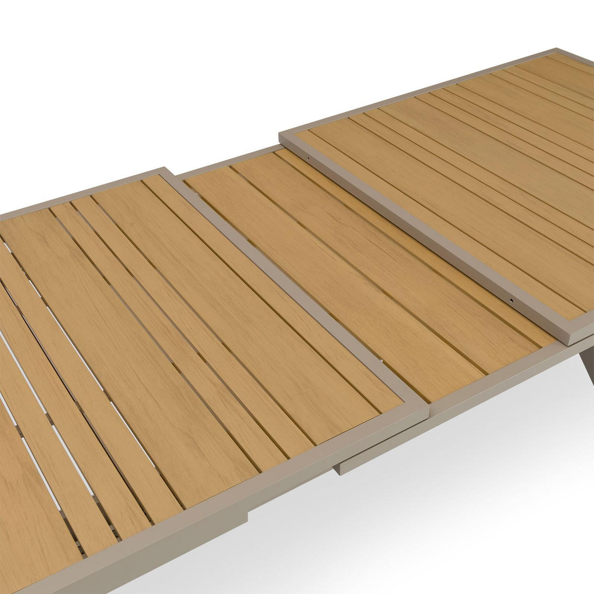 GARTENTISCH LAGOA - Naturfarben, Metall (80/180/75cm) - IDIMEX