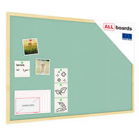 MINT Pinnwand mit Holzrahmen 90x60cm Mint Korktafel - Mintgrün, Holz (90/60/1.5cm) - ALLboards