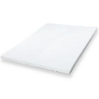 TOPPER aus viskoelastischem Schaum 200 x 210 cm | Matratzenauflage 6 cm - Weiß, Textil (200/210cm) - The White Stone
