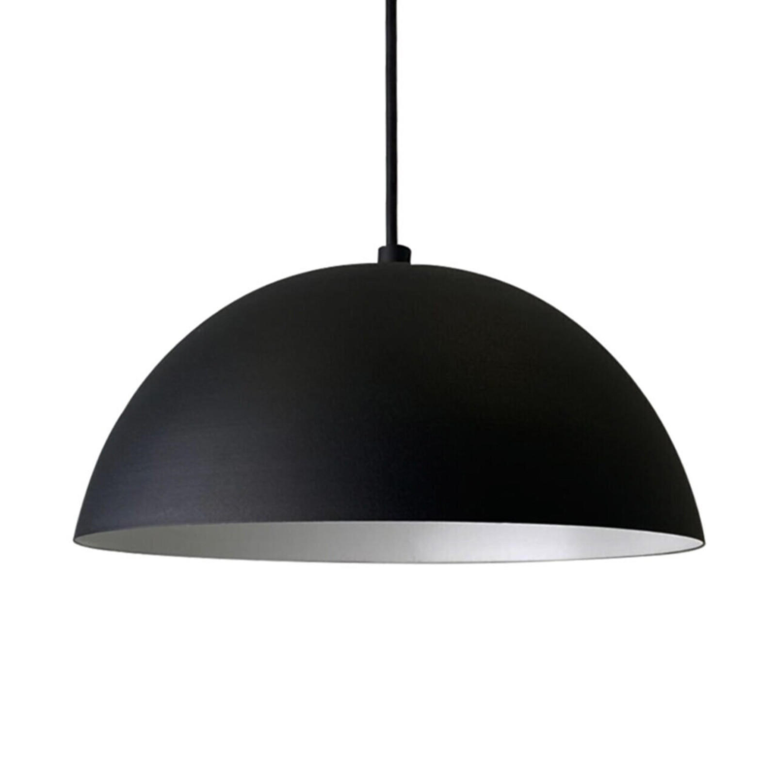 PENDELLEUCHTE Lipeo Vintage 26/15 cm - Schwarz/Weiß, Holz/Metall (15/26/15cm) - Bamyum