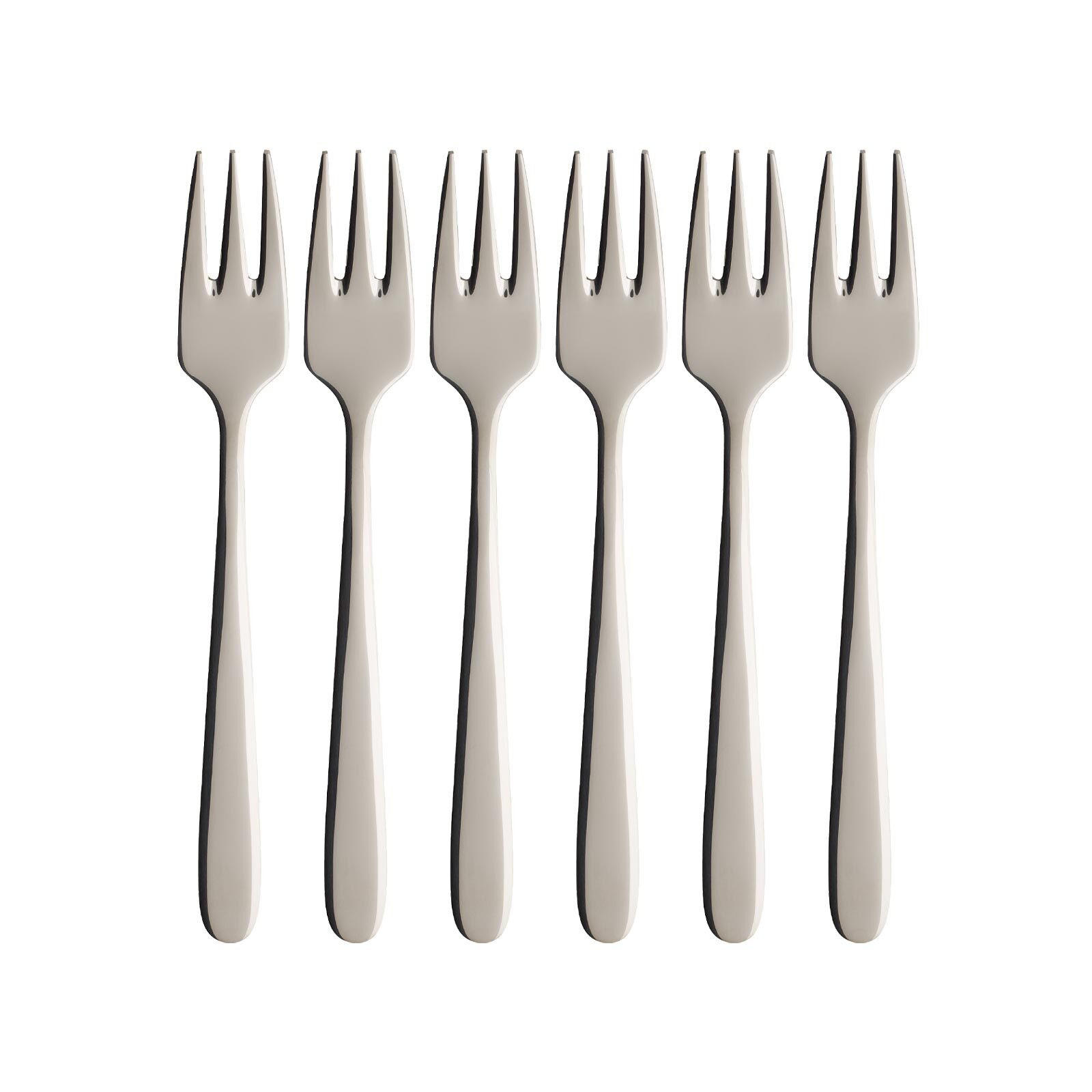 Villeroy & Boch Kuchengabeln Silber