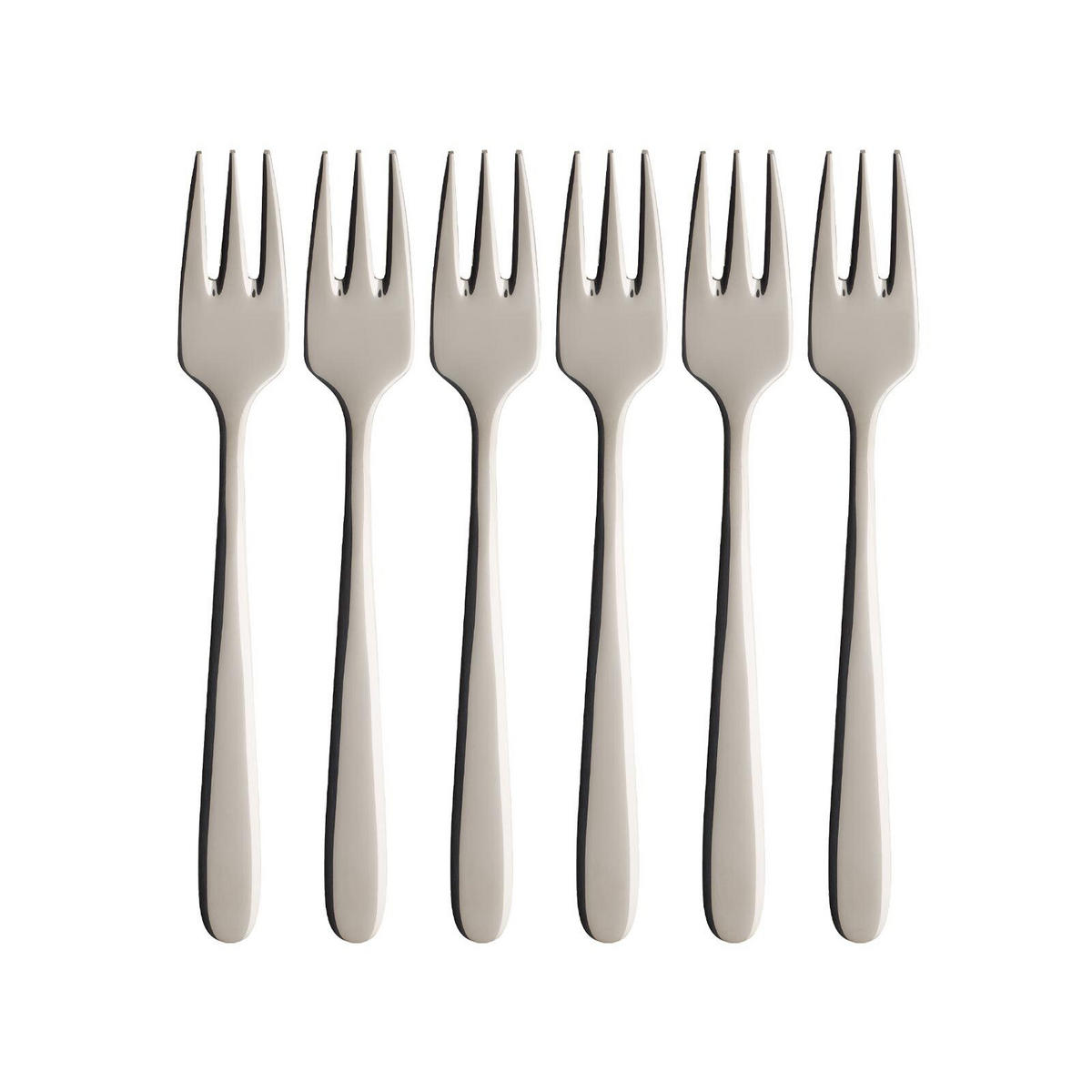 KUCHENGABELN Daily Line silber - Silberfarben, Metall - Villeroy & Boch