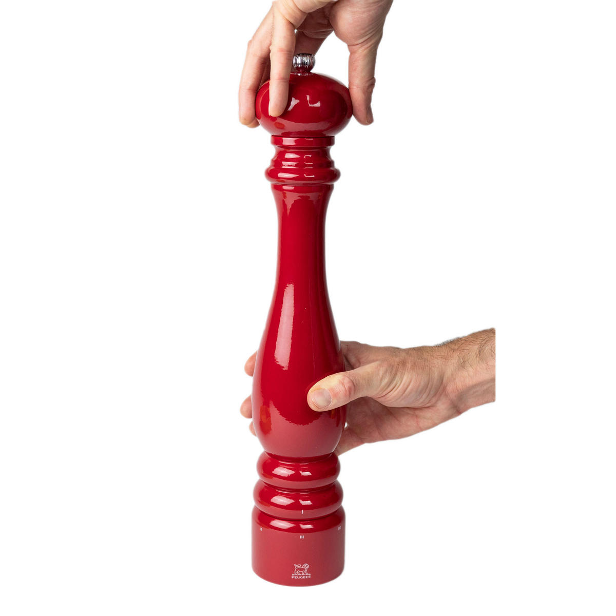 PFEFFERMÜHLE Paris uSelect 40cm Buchenholz Passionsrot Stahlmahlwerk - Rot, Holz (7.6/40/7.6cm) - PEUGEOT