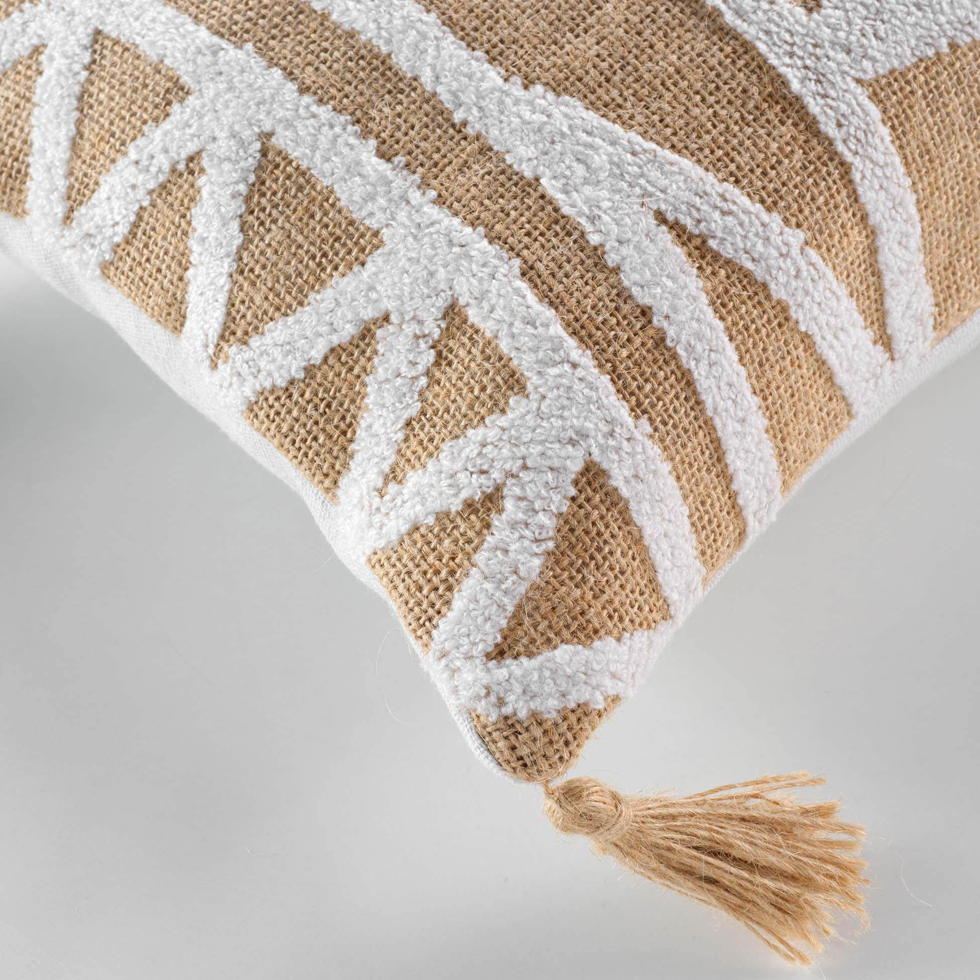 ZIERKISSEN Asmara 30/50 cm - Beige, Naturmaterialien (30/50cm) - Douceur d´intérieur