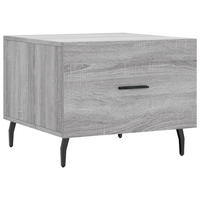 COUCHTISCH Grau Sonoma 50x50x40 cm Holzwerkstoff - Grau, Holzwerkstoff (50/50/40cm) - furnicato