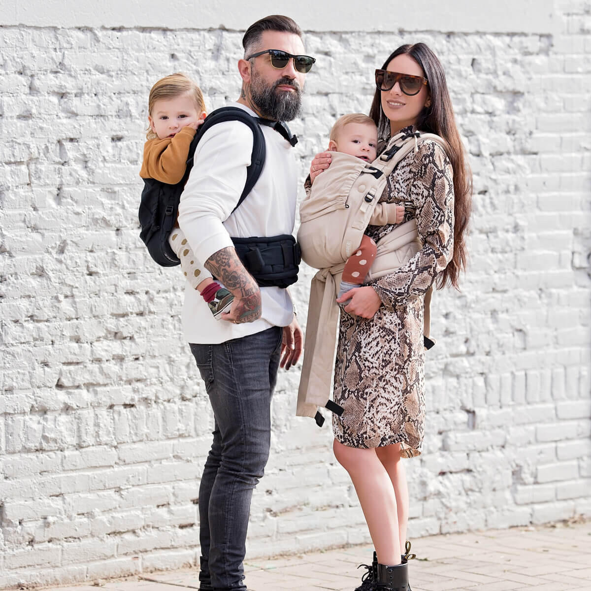 BABYTRAGE Nabaca Basic-Set - Schwarz, Textil (26.5/7.2/38.5cm) - Hoppediz