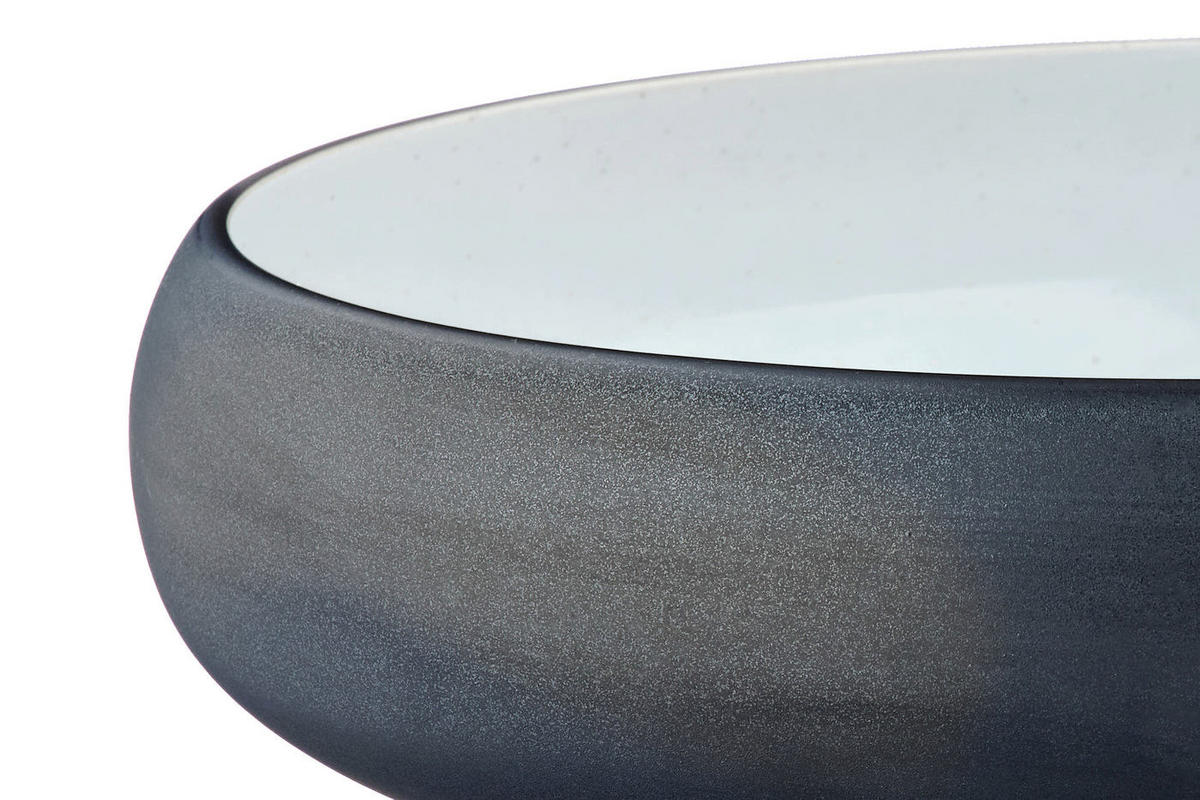 OBSTSCHALE Gourmet Ø22cm und Ø30cm - 2er-Set - Onyx - Schwarz, Keramik (7cm) - Björn