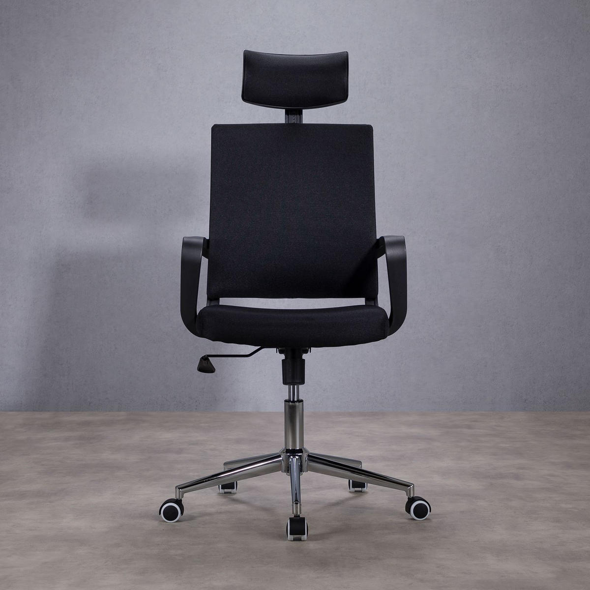 BÜRODREHSTUHL HERRY schwarz - Schwarz, Textil (57/124/62cm) - IDIMEX