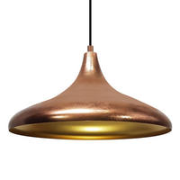 HÄNGELAMPE Esstisch Champion Texturiert 35/20 cm - Goldfarben/Kupferfarben, Metall (35/20cm)