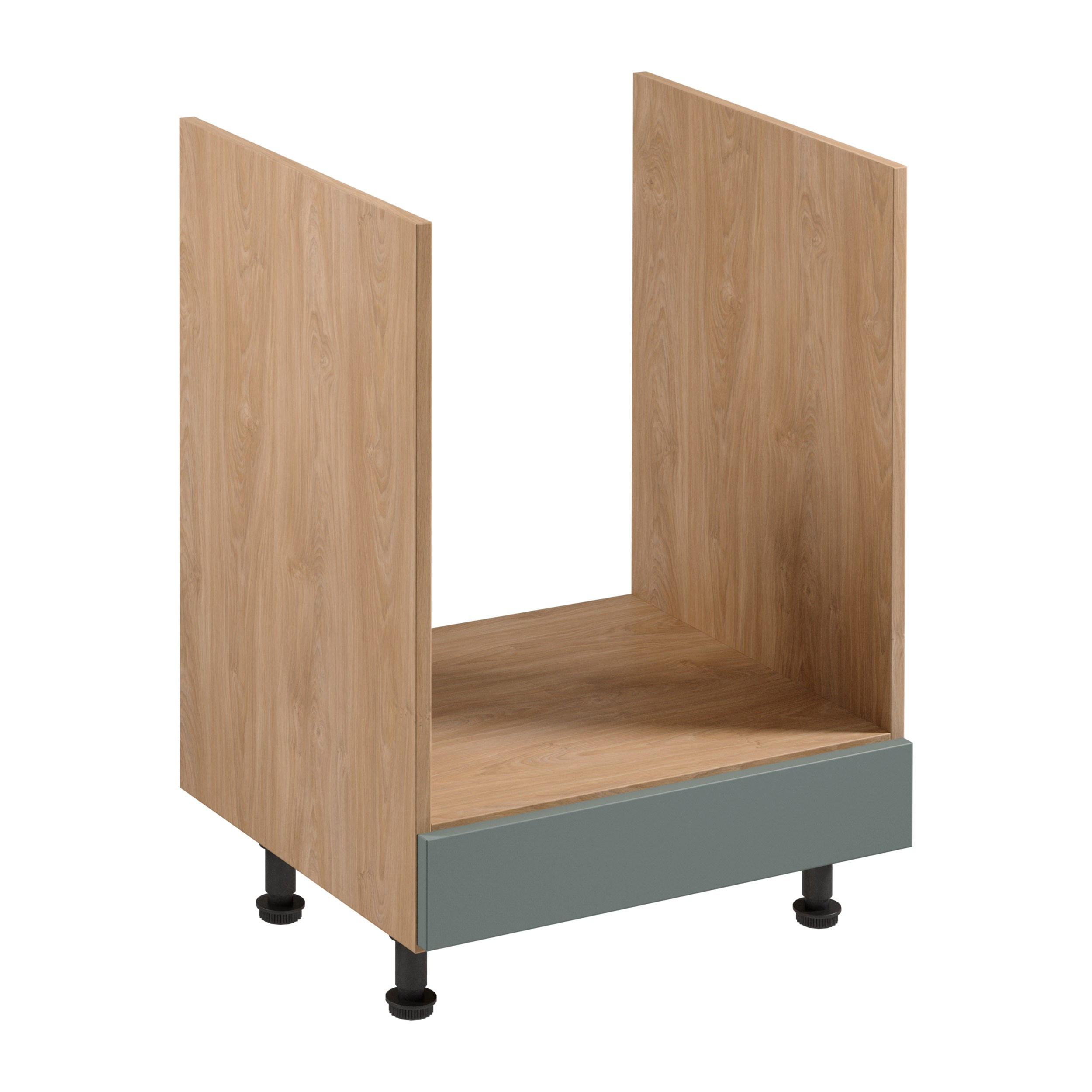 HERDUMBAUSCHRANK D60ZK – Sorento Grün Sonoma Eiche – Grün / Sonoma Eiche - Sonoma Eiche/Grün, Holzwerkstoff (60/87/52cm) - ROYAL24_MARKT