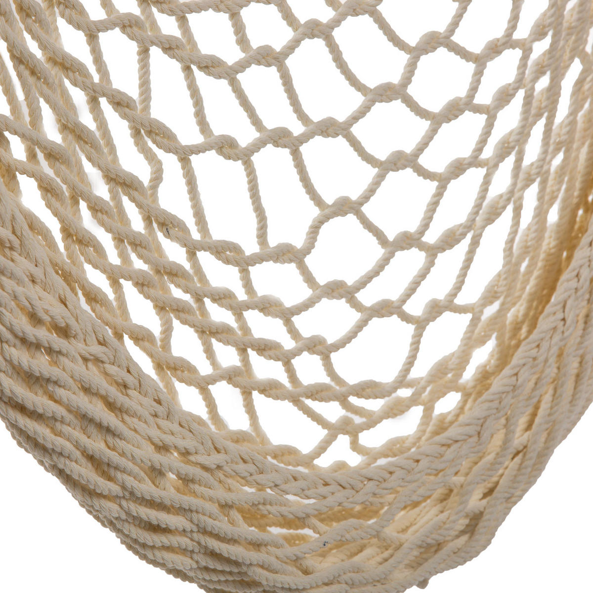 HÄNGESESSEL in Netz-Optik Beige - Beige, Textil (100/130/100cm) - SVITA