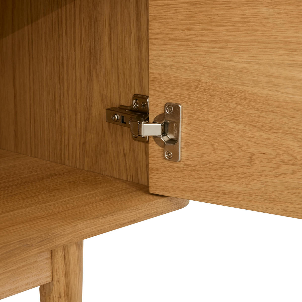 SIDEBOARD Eiche massiv - Honigeiche/Eichefarben, Holz/Holzwerkstoff (180/75/45cm) - Furnhouse