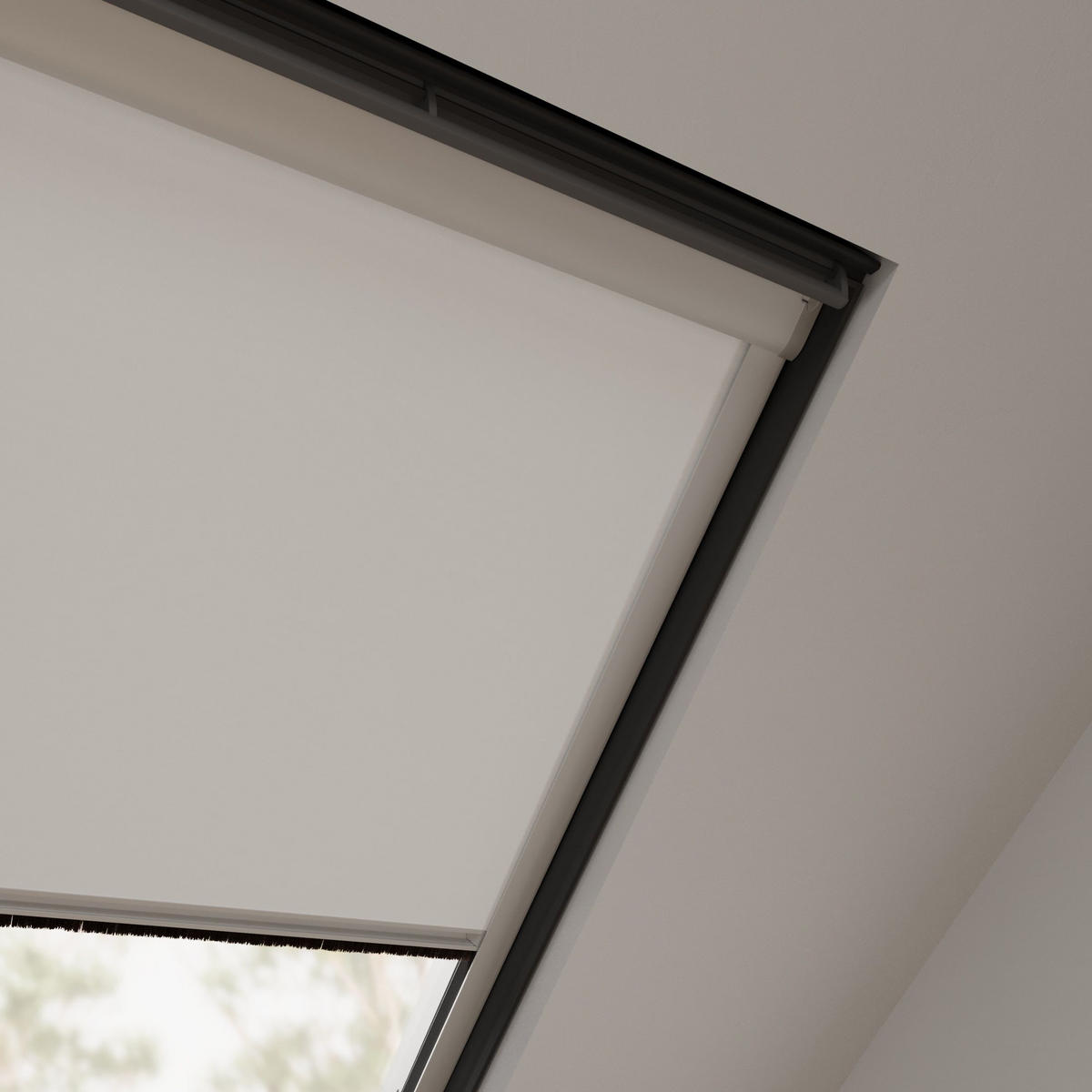 DACHFENSTERROLLO Cocoon Größe: MK04 - Weiß, Textil (61/80/5cm) - Cocoon Home Concepts