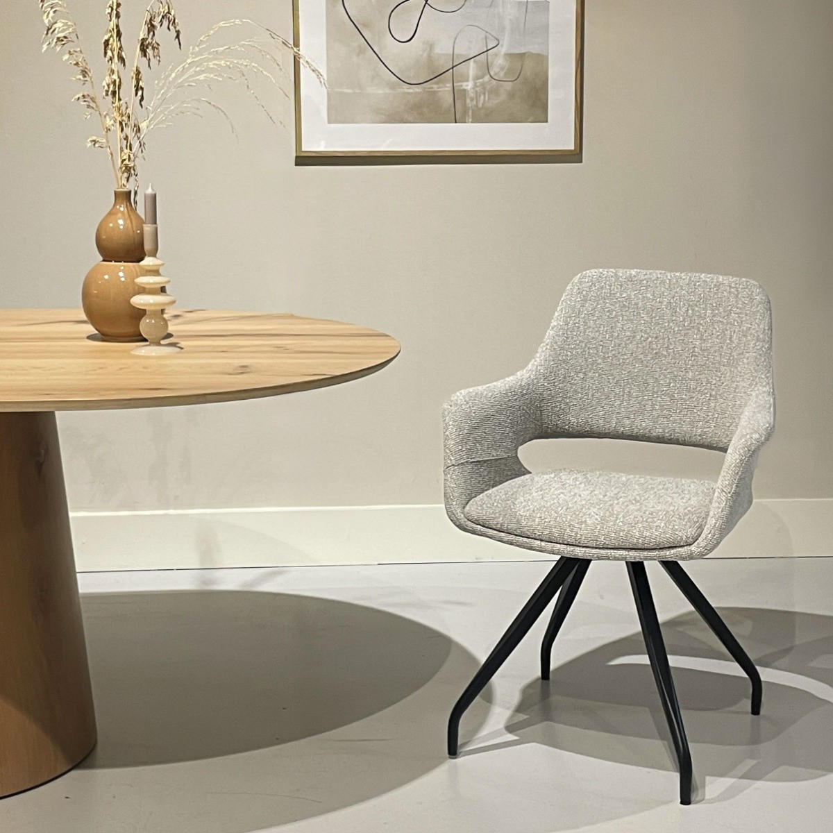 ESSZIMMERSTÜHLE Capp Beige 61/61/88 cm - Beige, Textil (61/88/61cm) - Livingfurn