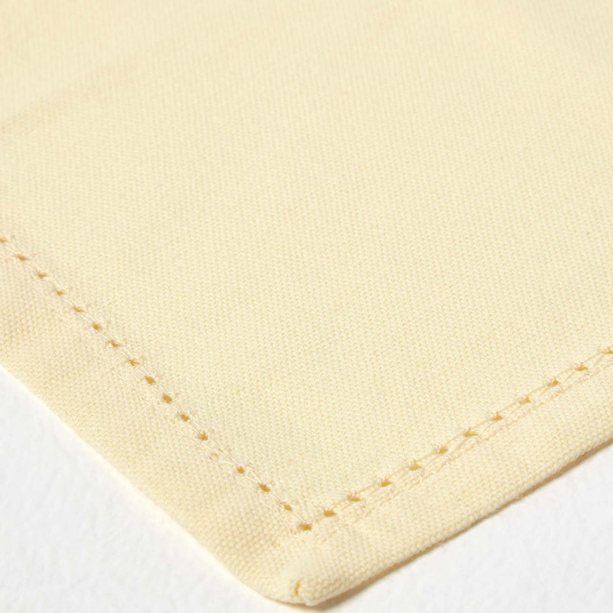 STOFFSERVIETTEN 4er-Set creme 45/45 cm, 100% Baumwolle - Creme, Textil (45/45cm) - Homescapes