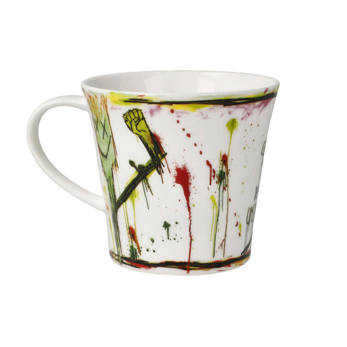 TEETASSE Frank Hummel - Gegenwind, Fine Bone China, Bunt, 350 ml - Multicolor, Keramik (0.35L) - Goebel