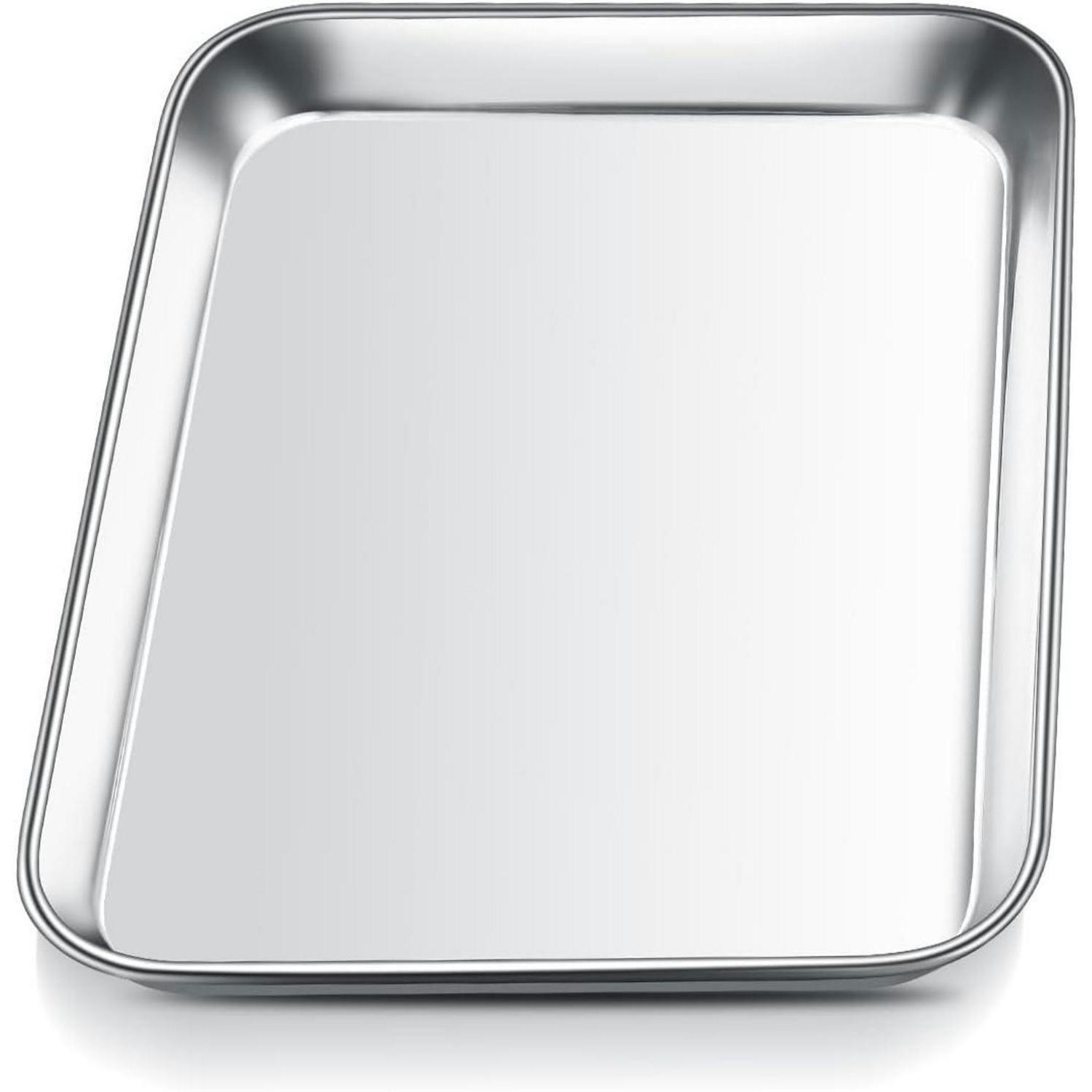 BACKBLECH Edelstahl 23,7 x 17,7 x 2,5 cm - Silberfarben, Metall (17.7/2.5/23.7cm)