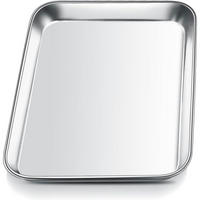 BACKBLECH Edelstahl 23,7 x 17,7 x 2,5 cm - Silberfarben, Metall (17.7/2.5/23.7cm)