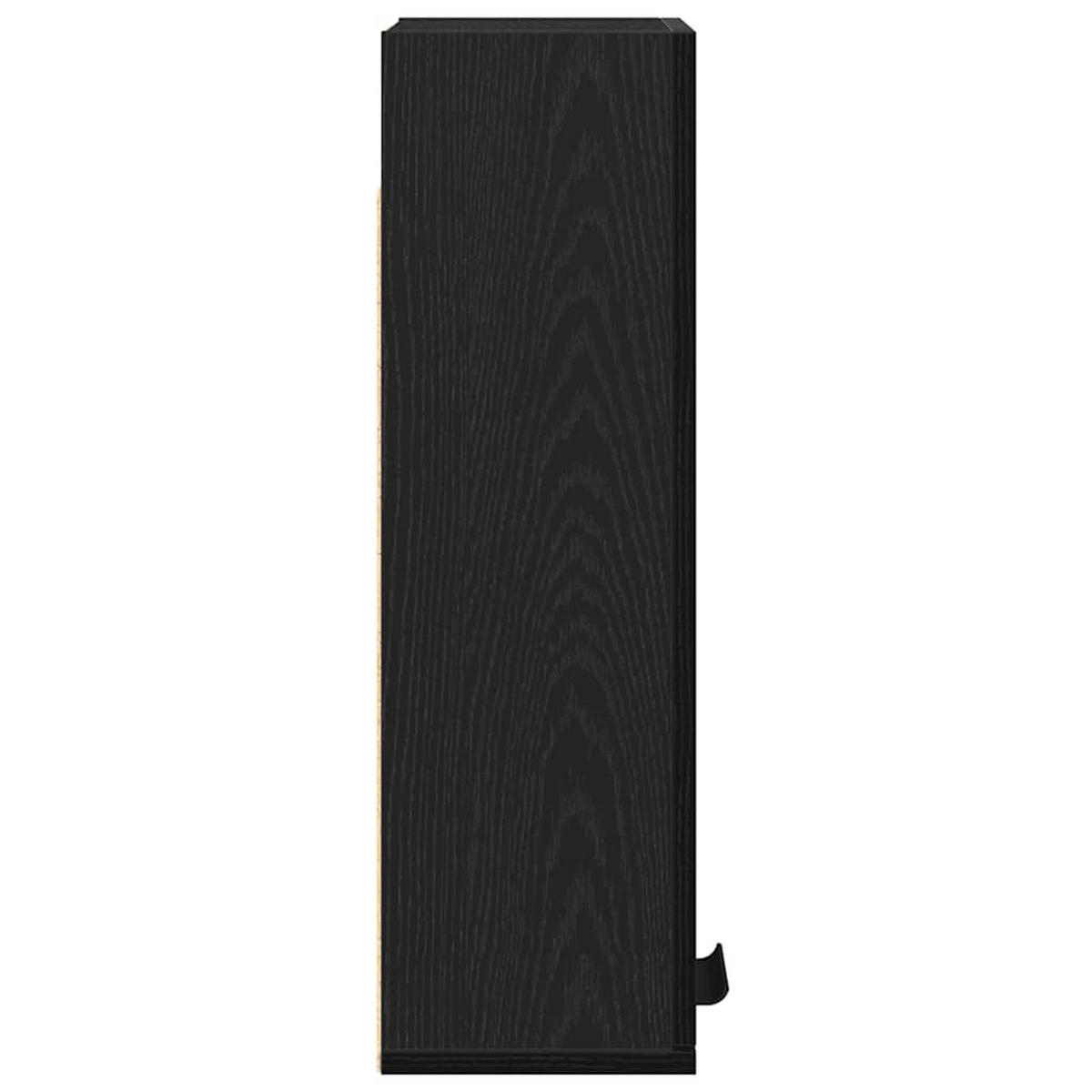 WANDSCHRANK Schwarze Eiche 32/20/67 Cm Holzwerkstoff - Schwarz, Holzwerkstoff (20/67/32cm) - vidaXL