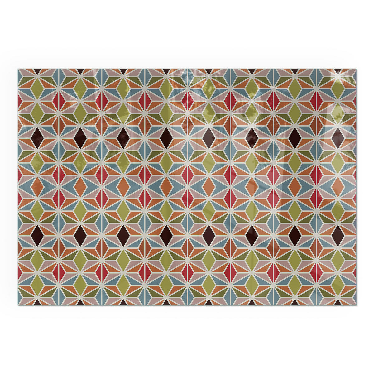 GLASPLATTE für Kamin 100x70 cm - Braun, Glas (100/70/0.4cm) - TULUP