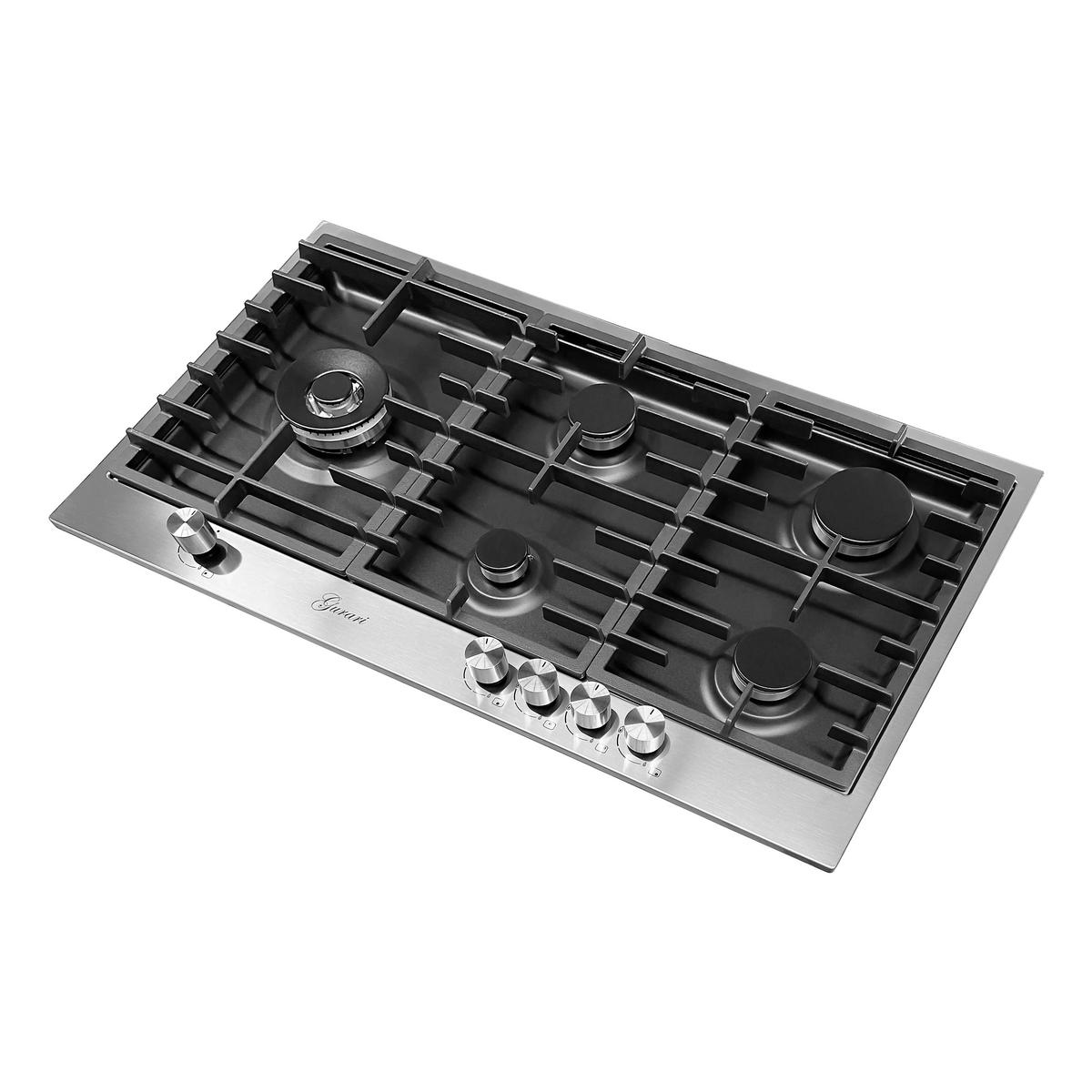 EINBAU-BACKOFEN 60 cm EH 6338 s+TY 905 VPGC Gas-Kochfeld 90 cm - Schwarz, Metall (59.4/59.4/55.6cm) - Kaiser Küchengeräte