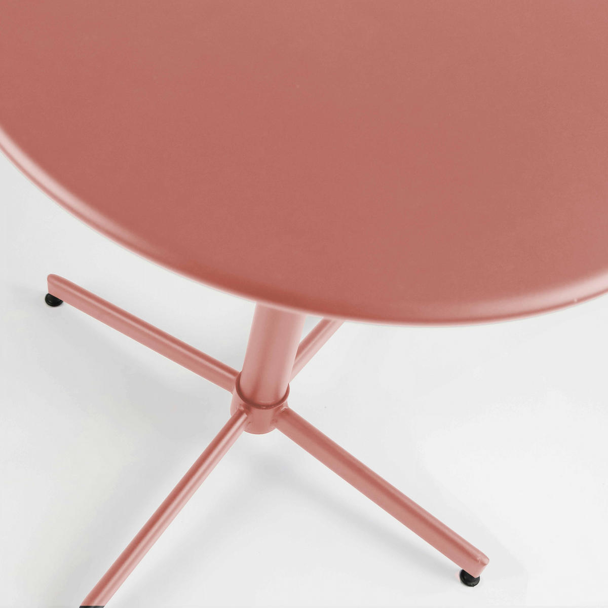 GARTENTISCH , klappbar, Lehm - Pink, Metall (90/50/72cm) - Oviala