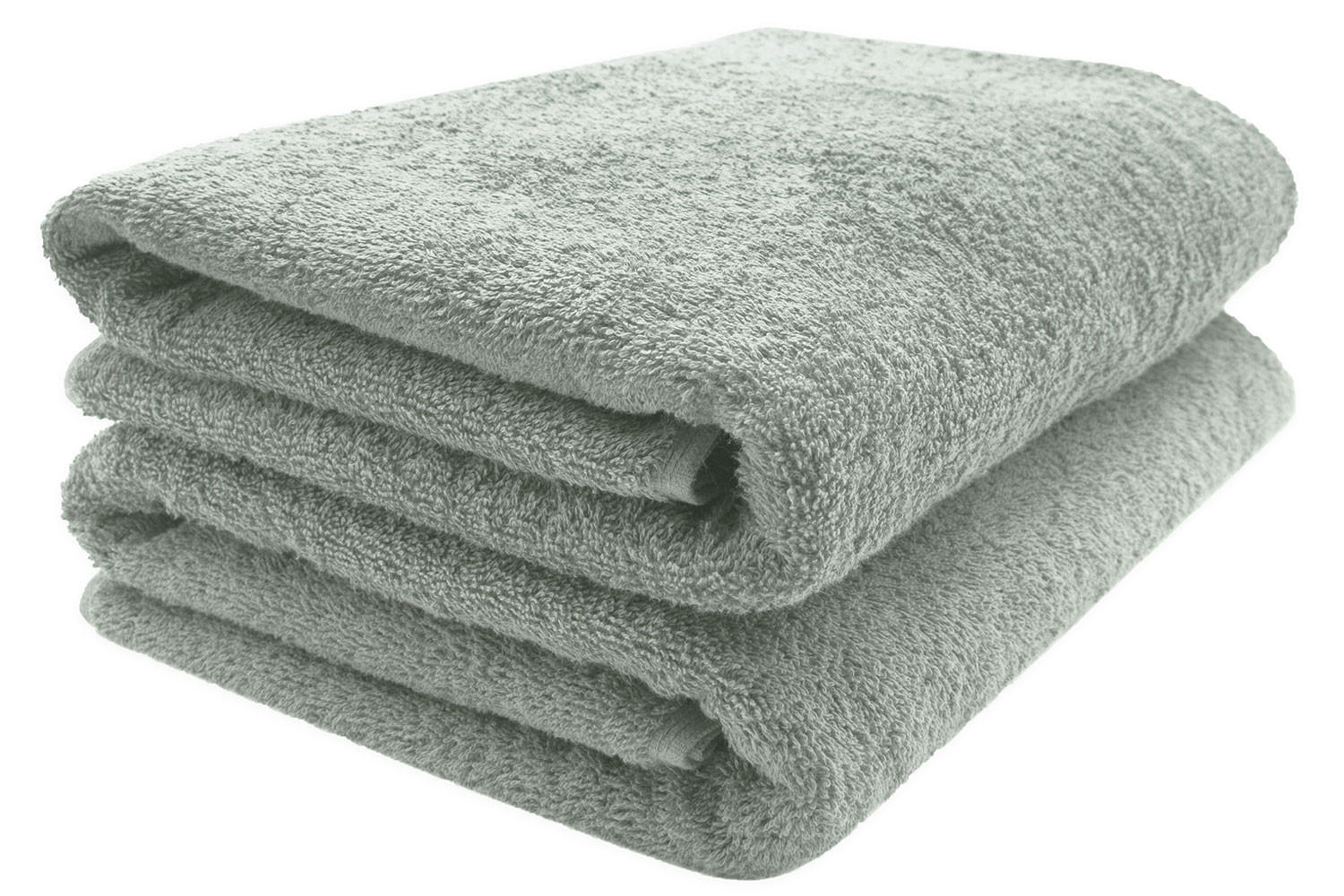 SAUNATUCH, 2er-Set, 70x200 cm, 100% Baumwolle, Grau - Hellgrau, Textil (70/200cm) - Zollner