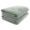 SAUNATUCH, 2er-Set, 70x200 cm, 100% Baumwolle, Grau - Hellgrau, Textil (70/200cm) - Zollner