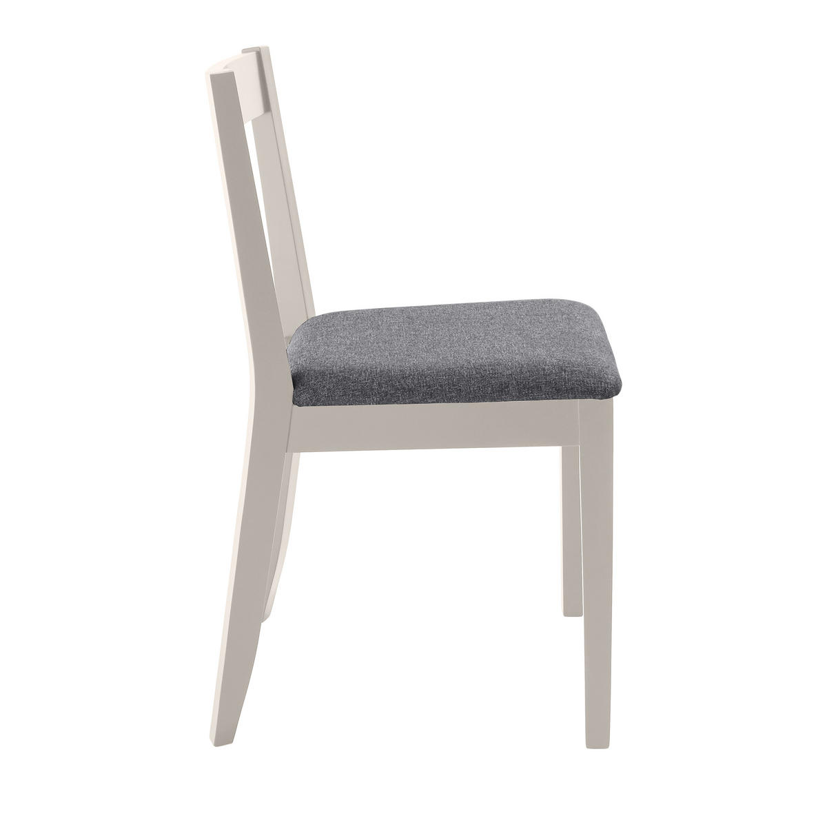 STUHL Moden mit kaschmirfarbenen Holzbeinen, Polsterstuhl, Dunkelgrau - Kaschmir/Dunkelgrau, Holz (45/84/45cm) - Beautysofa