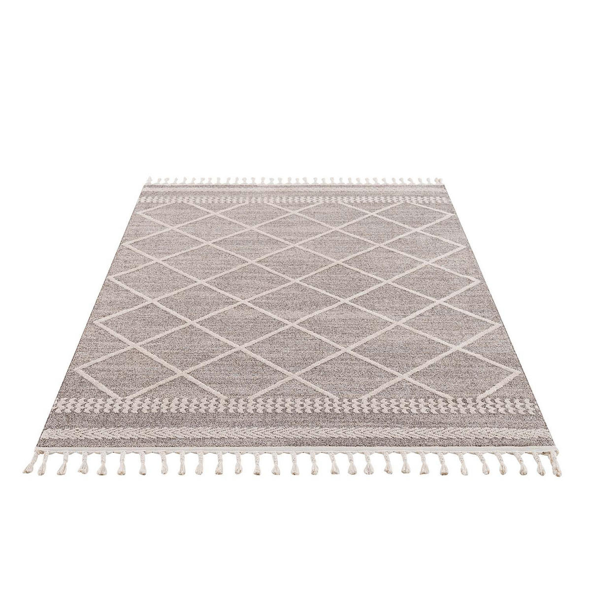 KURZFLOR-TEPPICH Art 2645 Mocca 200x290 cm - Braun, Textil (200/290cm) - carpet city