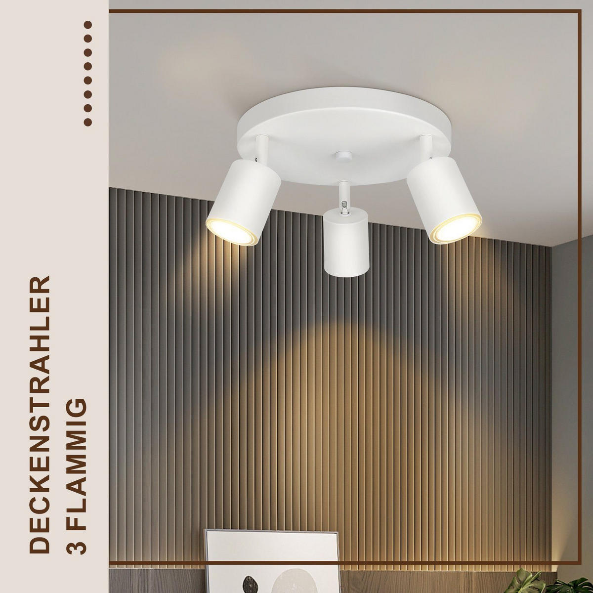 STRAHLER Freiheit 24/24/14 cm - Weiß, Metall (24/24/14cm) - Nettlife
