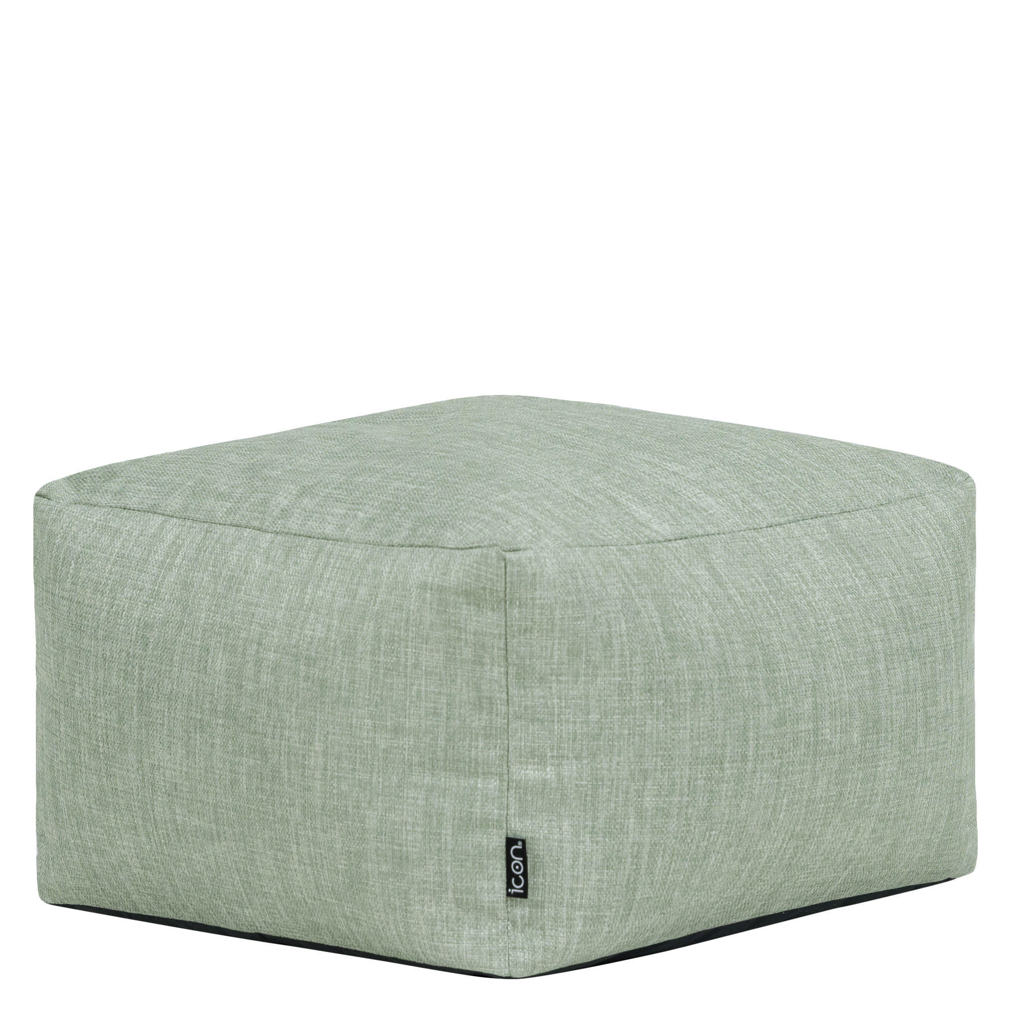 POUF Outdoor Amara - Salbeigrün, Textil (40/24/40cm) - icon
