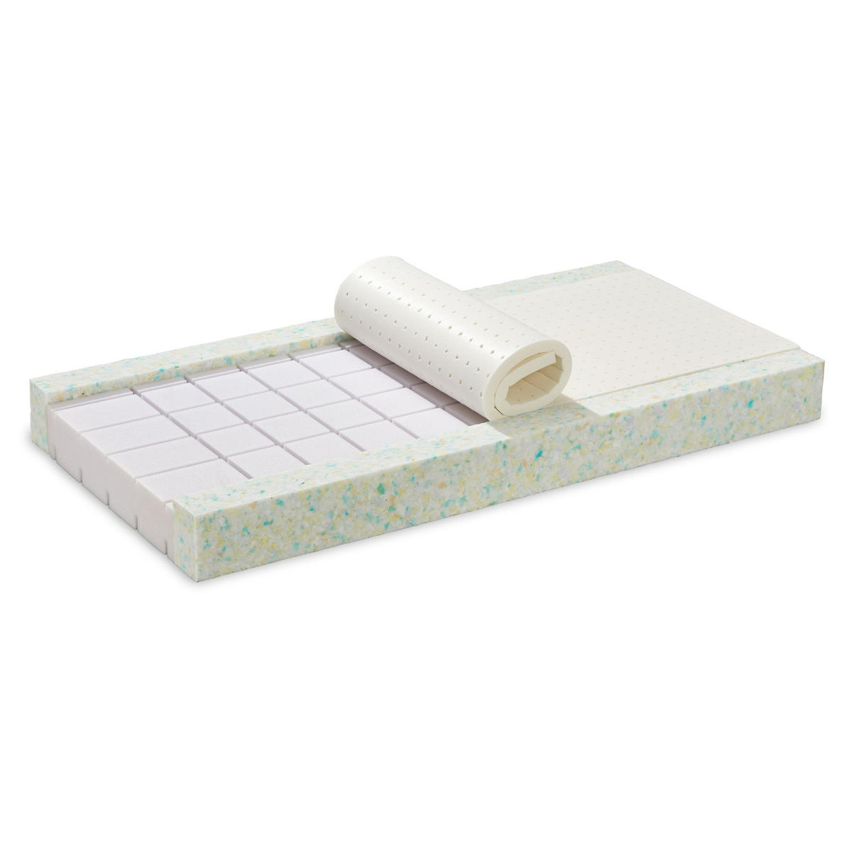 BABYMATRATZE LOTTI - Weiß, Textil (120/60cm) - KONSIMO®