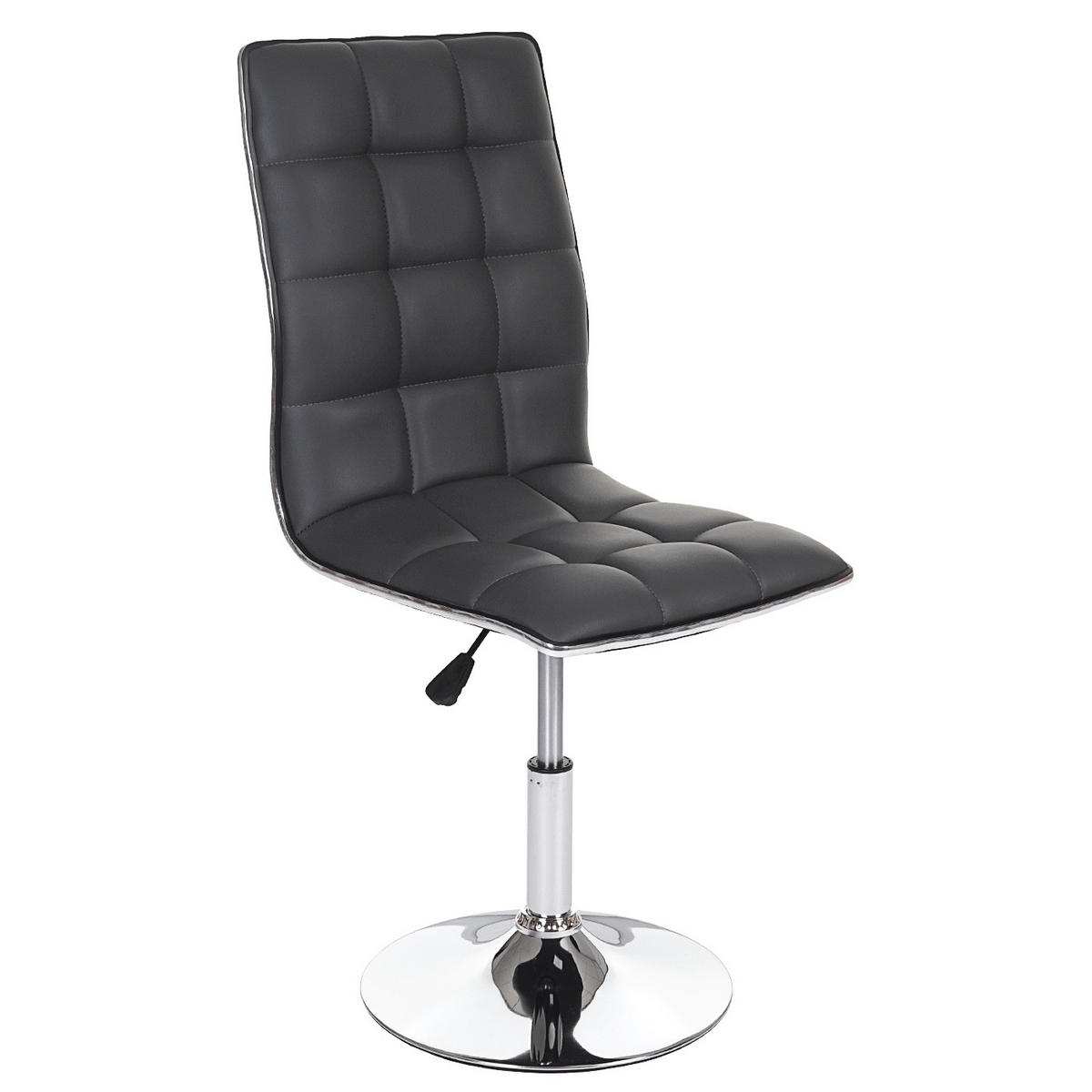 ESSZIMMERSTUHL 103x43x54cm Sitzhöhe 41cm Kunstleder Grau - Grau, Kunststoff (43/103/54cm) - CHEFGASTRO