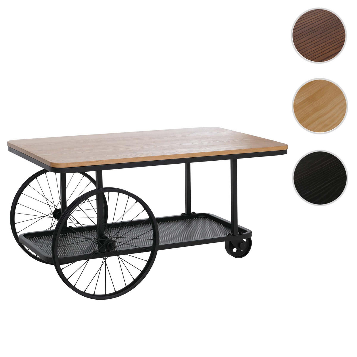 COUCHTISCH eckig Hellbraun - Hellbraun, Holz (60/100/54cm) - MCW